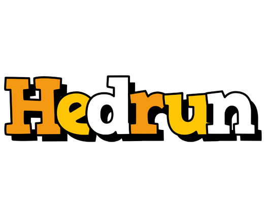 Hedrun cartoon logo