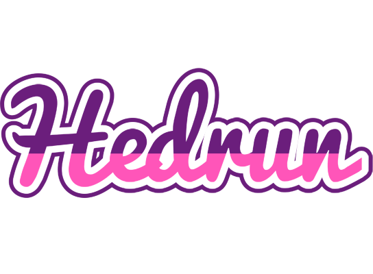 Hedrun cheerful logo