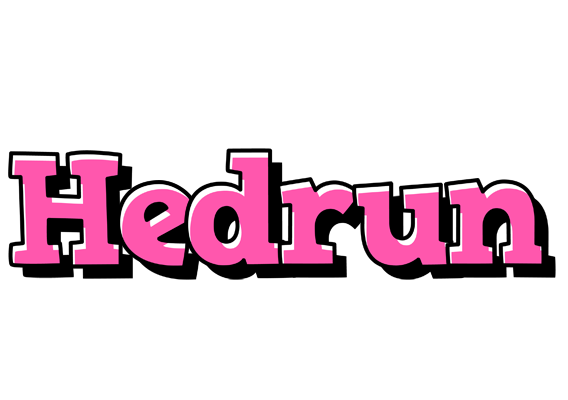Hedrun girlish logo