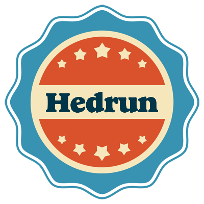 Hedrun labels logo