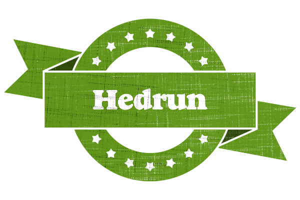Hedrun natural logo