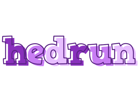 Hedrun sensual logo