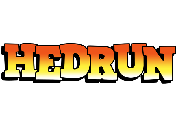 Hedrun sunset logo