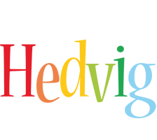 Hedvig birthday logo