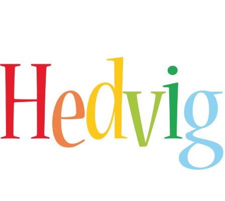 Hedvig birthday logo