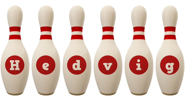 Hedvig bowling-pin logo