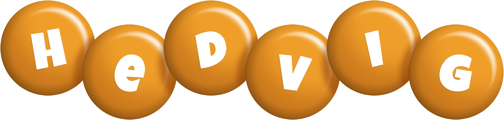 Hedvig candy-orange logo