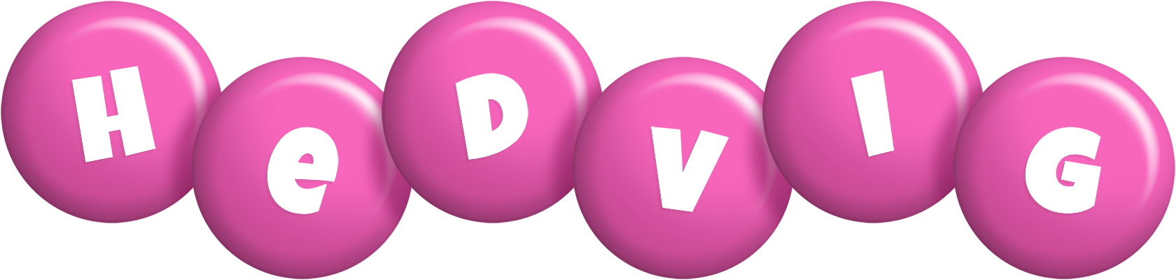 Hedvig candy-pink logo
