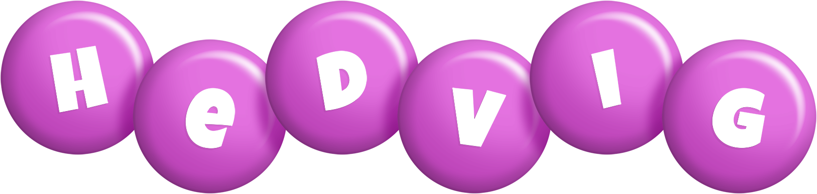 Hedvig candy-purple logo