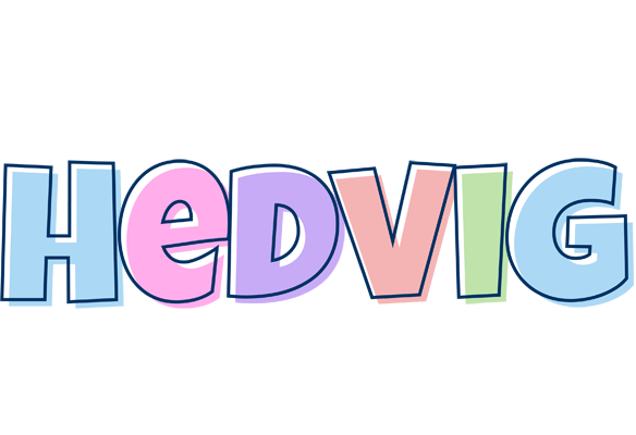 Hedvig pastel logo
