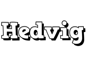 Hedvig snowing logo