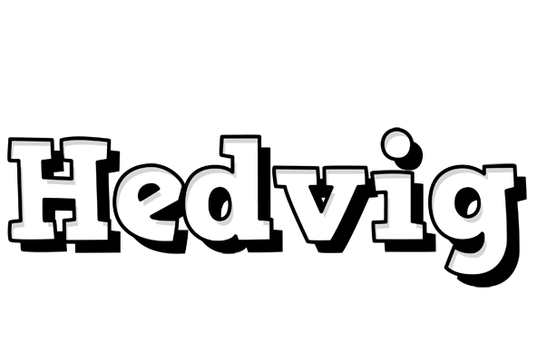 Hedvig snowing logo
