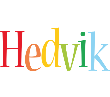 Hedvik birthday logo
