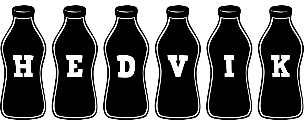 Hedvik bottle logo