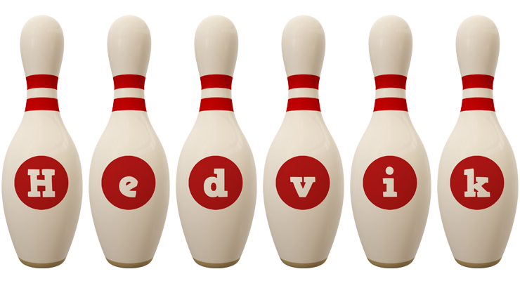 Hedvik bowling-pin logo