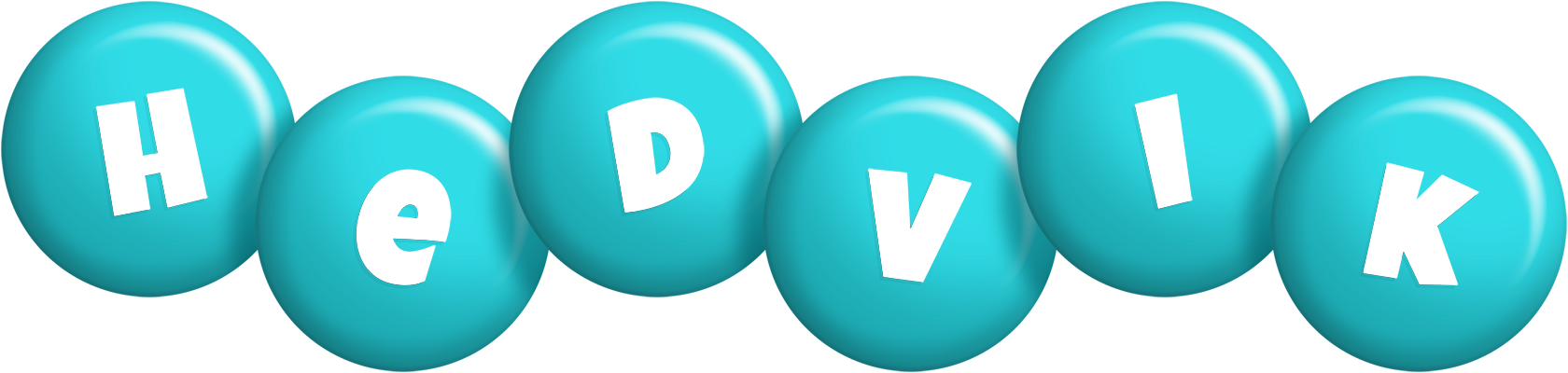 Hedvik candy-azur logo