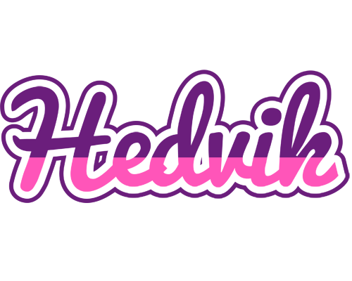 Hedvik cheerful logo