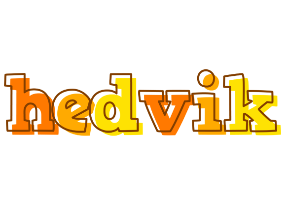 Hedvik desert logo