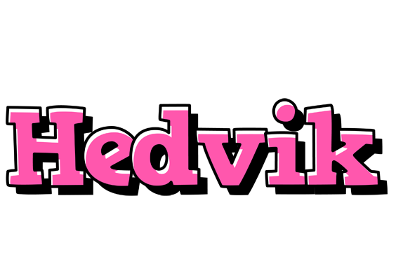 Hedvik girlish logo