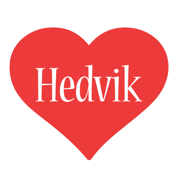 Hedvik love logo