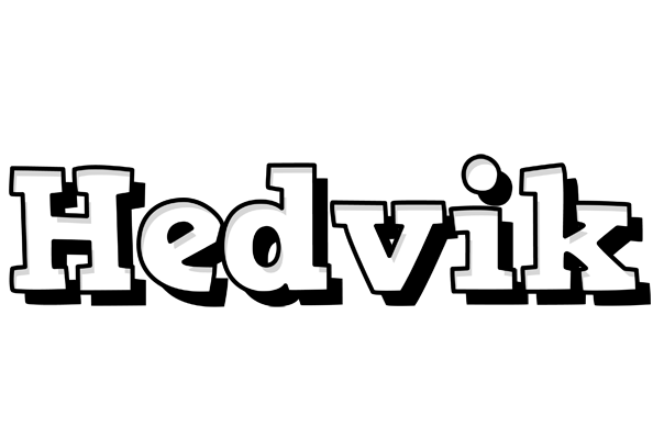 Hedvik snowing logo