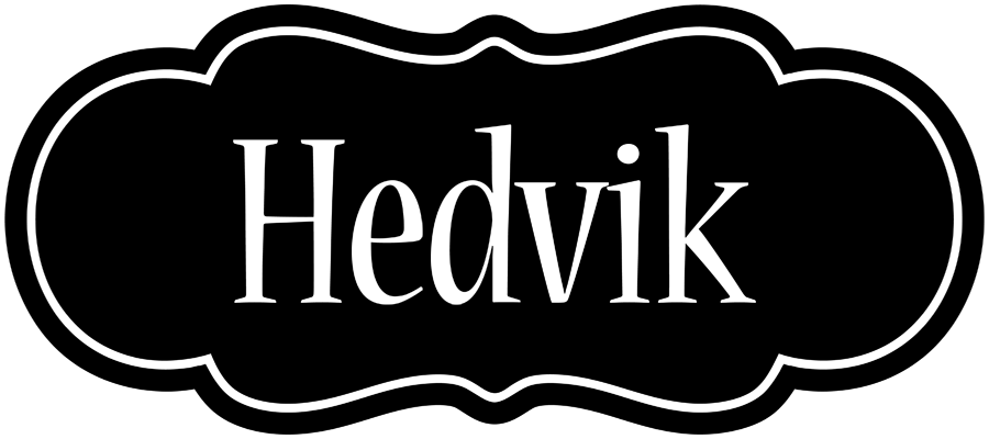 Hedvik welcome logo