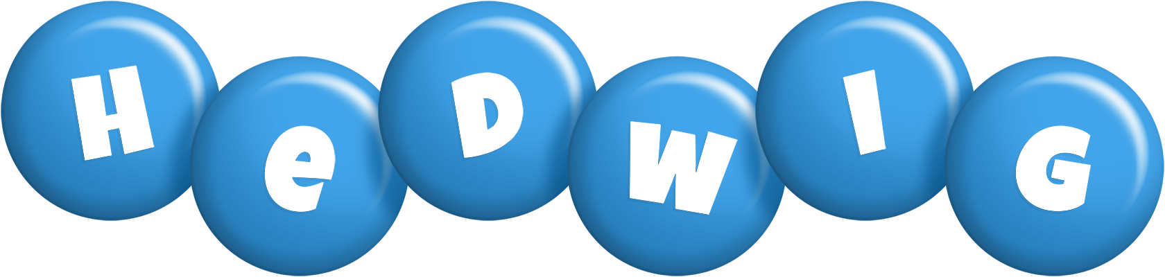 Hedwig candy-blue logo
