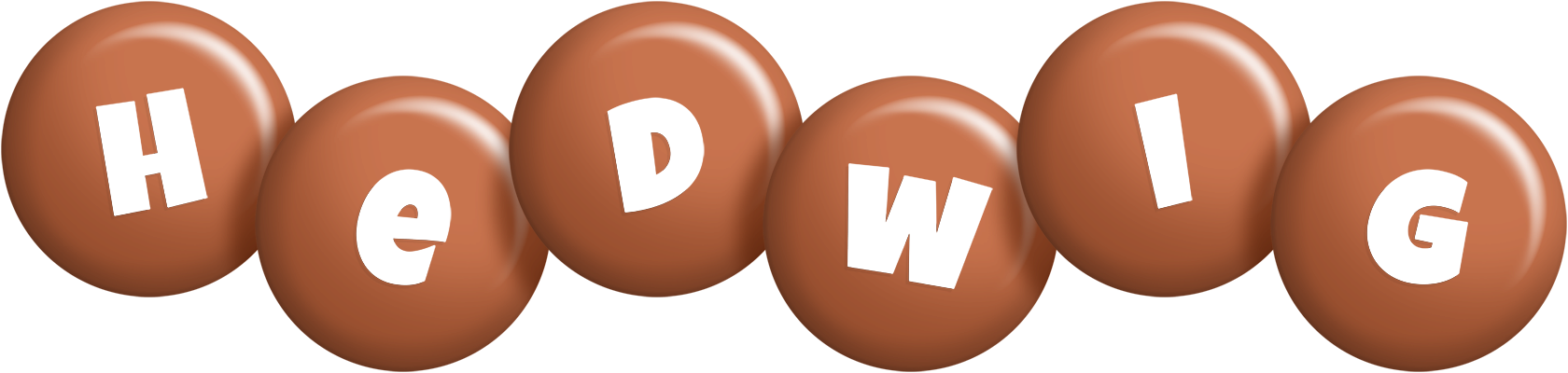 Hedwig candy-brown logo
