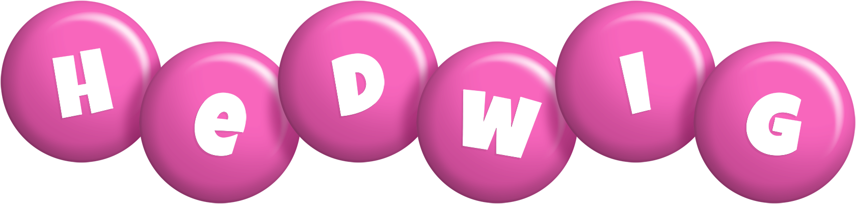 Hedwig candy-pink logo