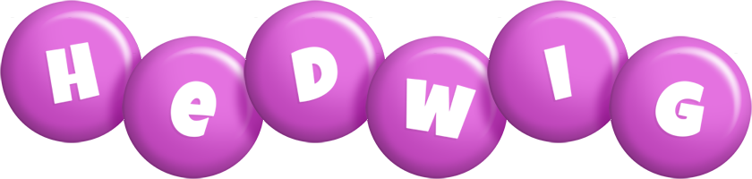 Hedwig candy-purple logo