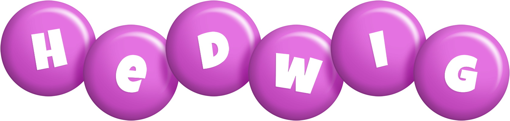 Hedwig candy-purple logo