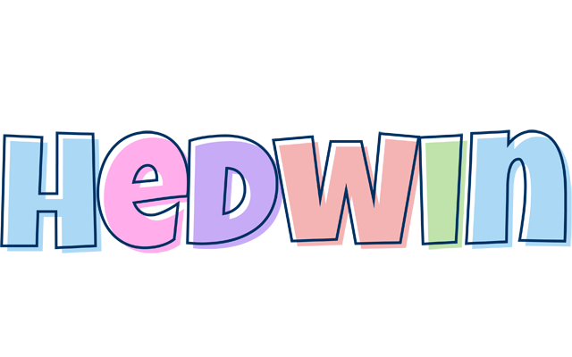 Hedwin pastel logo
