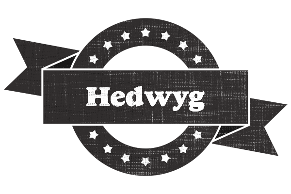 Hedwyg grunge logo