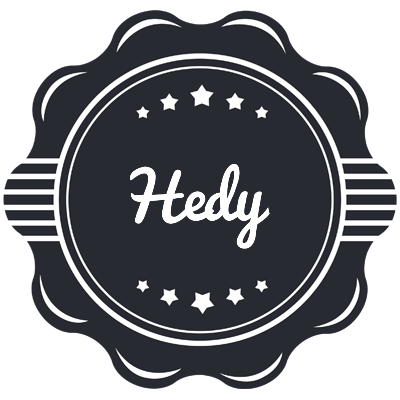 Hedy badge logo