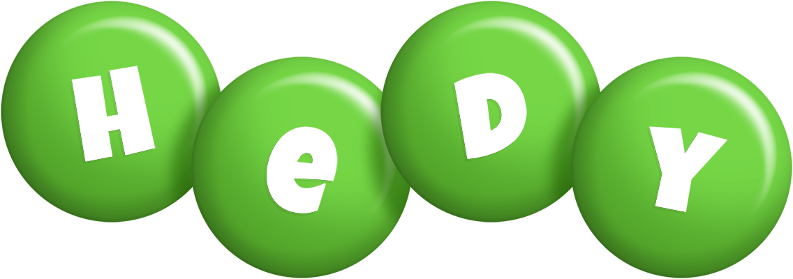 Hedy candy-green logo