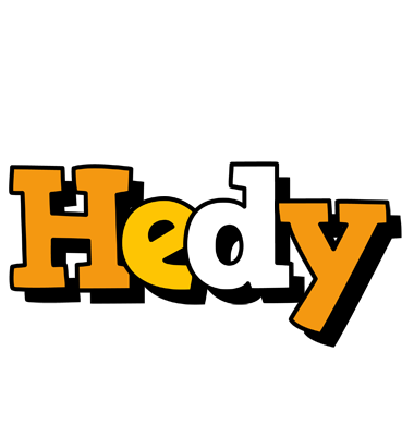 Hedy cartoon logo