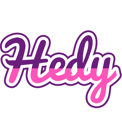 Hedy cheerful logo