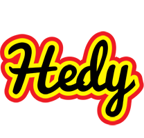 Hedy flaming logo