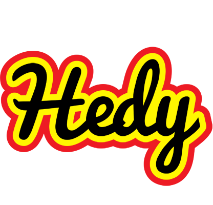 Hedy flaming logo