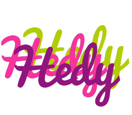 Hedy flowers logo