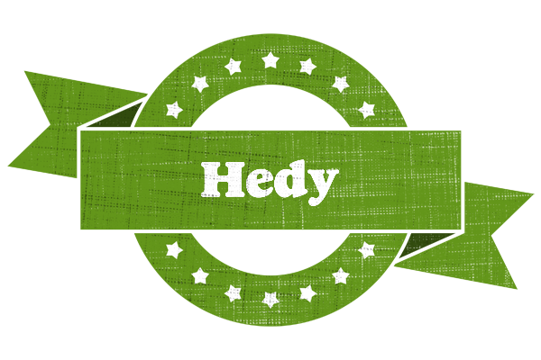 Hedy natural logo