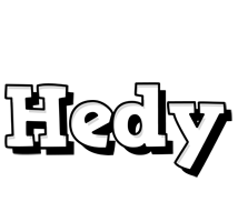 Hedy snowing logo