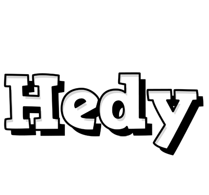 Hedy snowing logo