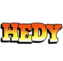 Hedy sunset logo