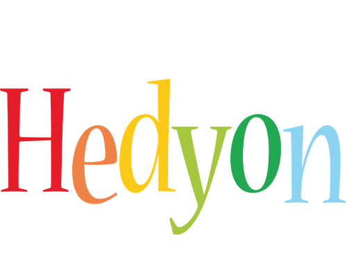 Hedyon birthday logo
