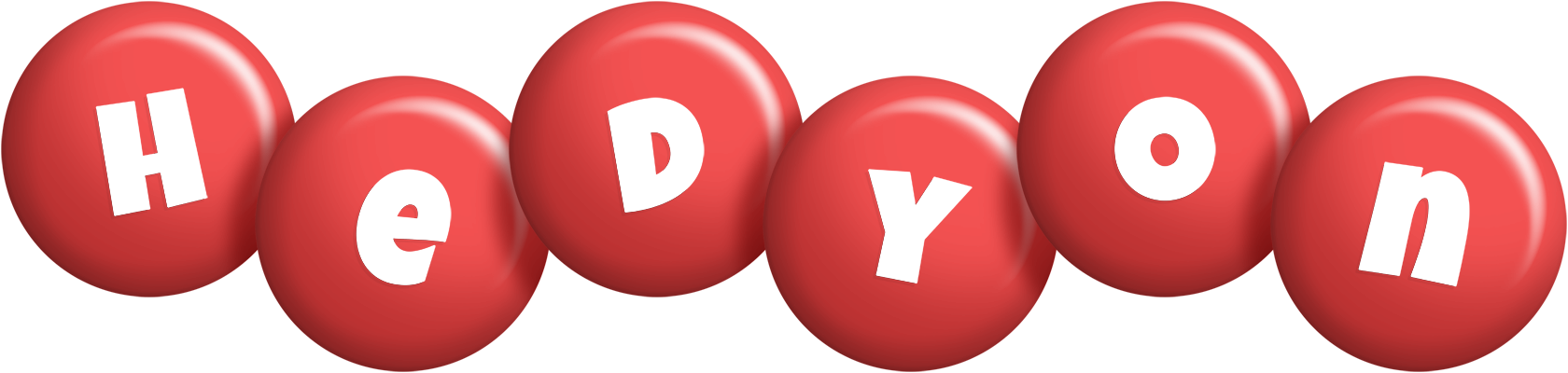 Hedyon candy-red logo