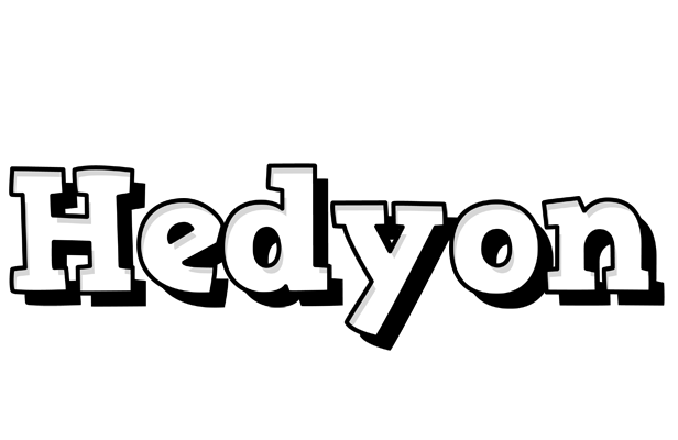 Hedyon snowing logo