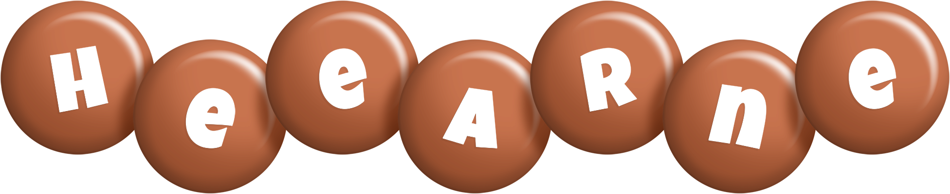 Heearne candy-brown logo