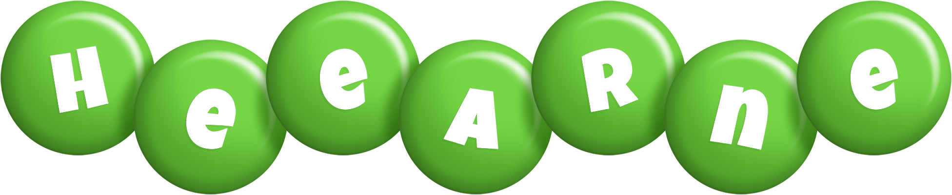 Heearne candy-green logo