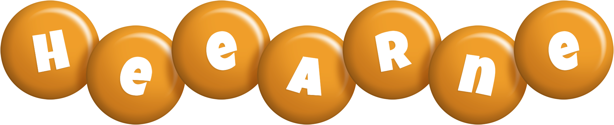 Heearne candy-orange logo